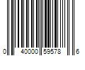 Barcode Image for UPC code 040000595786