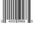 Barcode Image for UPC code 040000595885