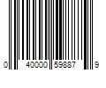 Barcode Image for UPC code 040000598879