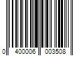 Barcode Image for UPC code 0400006003508