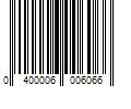 Barcode Image for UPC code 0400006006066