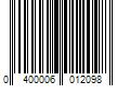 Barcode Image for UPC code 0400006012098