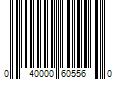 Barcode Image for UPC code 040000605560