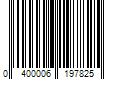 Barcode Image for UPC code 0400006197825