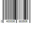 Barcode Image for UPC code 0400006883506