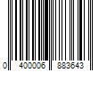 Barcode Image for UPC code 0400006883643