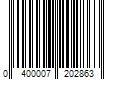 Barcode Image for UPC code 0400007202863