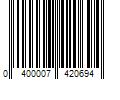 Barcode Image for UPC code 0400007420694