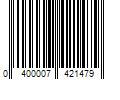 Barcode Image for UPC code 0400007421479