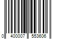 Barcode Image for UPC code 0400007553606