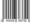 Barcode Image for UPC code 0400008363792