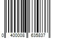 Barcode Image for UPC code 0400008635837