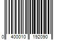 Barcode Image for UPC code 0400010192090