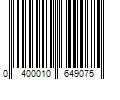 Barcode Image for UPC code 0400010649075