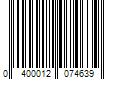 Barcode Image for UPC code 0400012074639