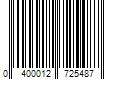 Barcode Image for UPC code 0400012725487