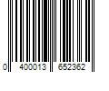 Barcode Image for UPC code 0400013652362