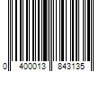 Barcode Image for UPC code 0400013843135