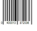 Barcode Image for UPC code 0400013872036