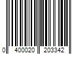 Barcode Image for UPC code 0400020203342