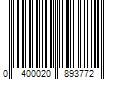 Barcode Image for UPC code 0400020893772