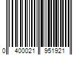 Barcode Image for UPC code 0400021951921