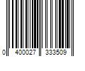 Barcode Image for UPC code 0400027333509