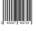 Barcode Image for UPC code 0400027402724