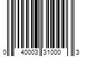 Barcode Image for UPC code 040003310003