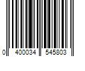 Barcode Image for UPC code 0400034545803