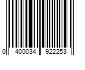 Barcode Image for UPC code 0400034922253