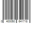 Barcode Image for UPC code 0400050641718