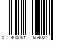 Barcode Image for UPC code 0400051554024