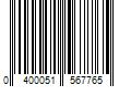 Barcode Image for UPC code 0400051567765