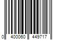 Barcode Image for UPC code 0400060449717