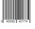 Barcode Image for UPC code 0400092421774