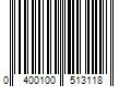 Barcode Image for UPC code 0400100513118