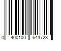 Barcode Image for UPC code 0400100643723