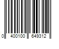 Barcode Image for UPC code 0400100649312