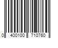 Barcode Image for UPC code 0400100710760