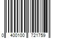 Barcode Image for UPC code 0400100721759