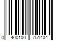 Barcode Image for UPC code 0400100751404