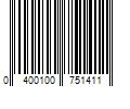 Barcode Image for UPC code 0400100751411