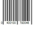 Barcode Image for UPC code 0400100780046