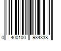 Barcode Image for UPC code 0400100984338