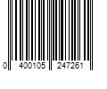 Barcode Image for UPC code 0400105247261