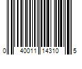 Barcode Image for UPC code 040011143105