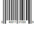 Barcode Image for UPC code 040011310309