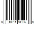 Barcode Image for UPC code 040011941060