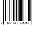 Barcode Image for UPC code 0400138726252